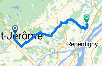 Route in der Bikemap App öffnen