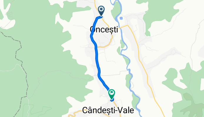 Sporty route in Cândeşti-Vale