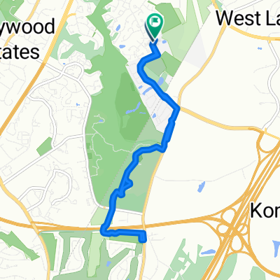 Restful route in Burtonsville