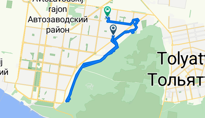 Moderate route in Тольятти