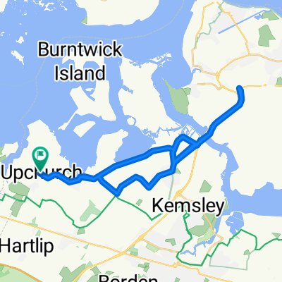 Route from The Street 38, Upchurch