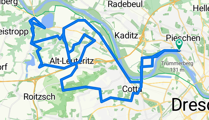 Knackige Rampen um Cossebaude