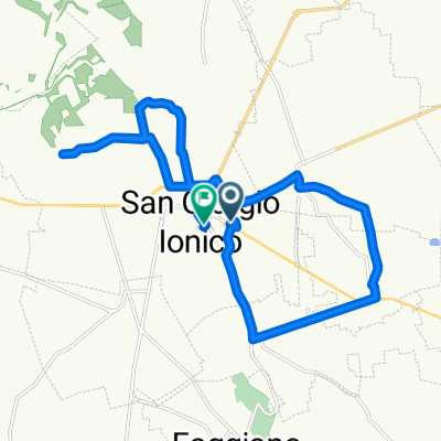 Da Via Righi 2A, San Giorgio Jonico a Via Pio XI 6, San Giorgio Jonico