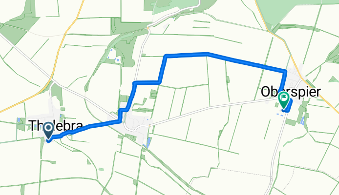 Seeweg 9, Sondershausen nach Niederspiersche Straße 13A, Sondershausen