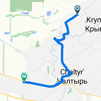 Restful route in Чалтырь