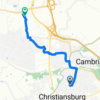 Moderate route in Christiansburg