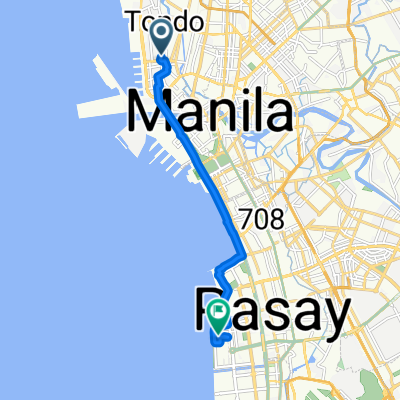 Concha, Manila to Palm Coast Avenue One E-com Center, Pasay City