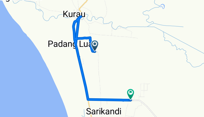 Unnamed Road, Kurau to Jalan Tambak Sarinah, Kurau