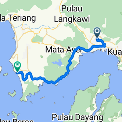 Lorong Bukit Indah 5 226, Langkawi to Jalan Pantai Chenang, Langkawi