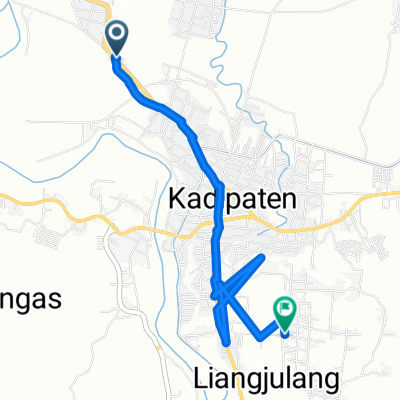 Jalan Kertajati - Kadipaten, Kecamatan Kadipaten to Liangjulang, Kecamatan Kadipaten