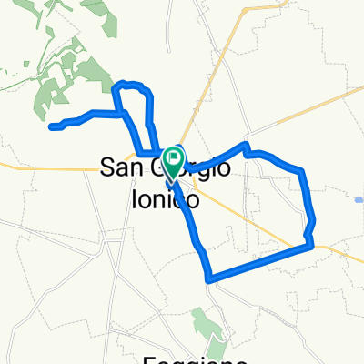 Da Via Roccaforzata 26, San Giorgio Jonico a Via Principe di Piemonte 19, San Giorgio Jonico