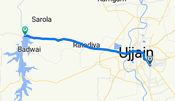 Ujjain Dewas Road to Unnamed Road, Kantharkhedi