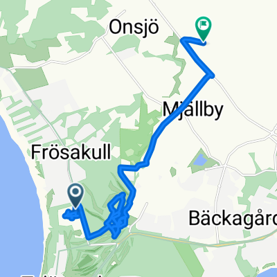 Campingstigen, Halmstad to Gamla Kustvägen, Halmstad