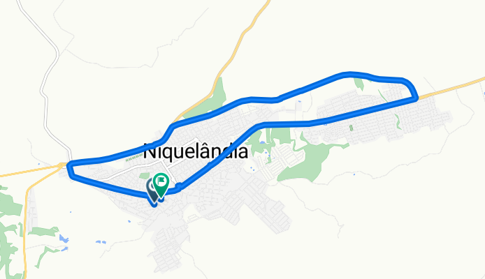 De Rua Machadinho, Niquelândia a Rua João Teixeira Filho, 47–115, Niquelândia