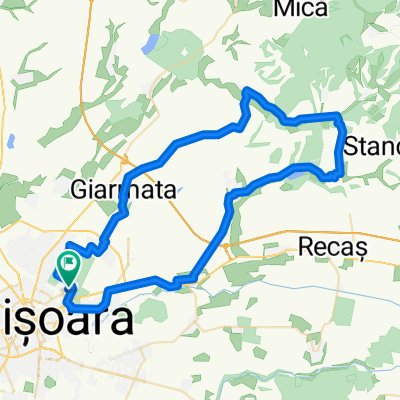 Timisoara - Giarmata - Bencecu - Herneacova - Ianova - Timisoara