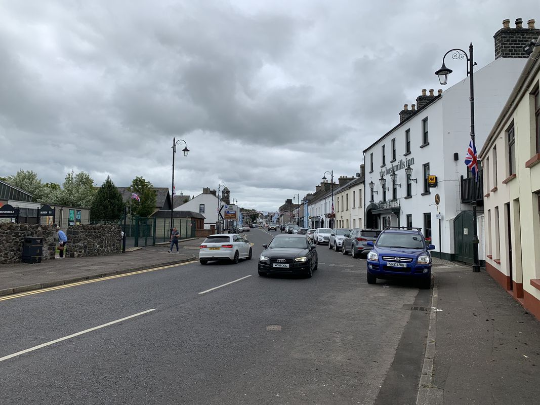 High-speed route in Bushmills