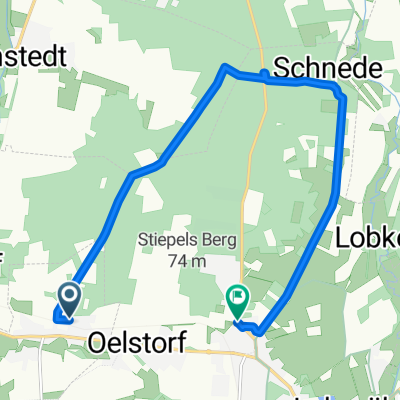 Hinter der Bahn 12, Gödenstorf nach Eschenweg 8B, Salzhausen