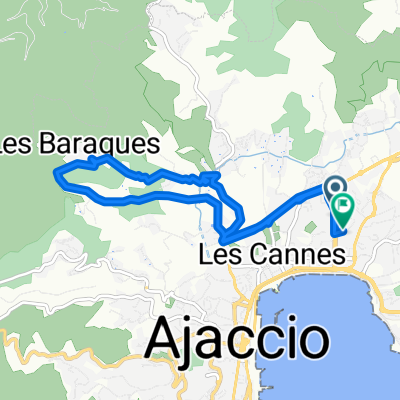 giro di riscaldamento ad Ajaccio