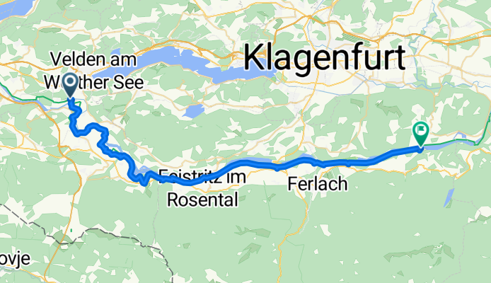 Route von Galerieweg 2, Sankt Lamprecht