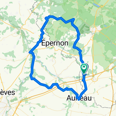 De Rue des Faures 12, Prunay-en-Yvelines à Rue d'Andret 2, Prunay-en-Yvelines
