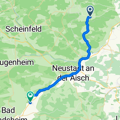 Vestenbergsgreuth nach  Ipsheim