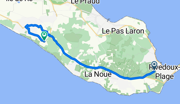 Moderate route in Le Bois-Plage-en-Ré