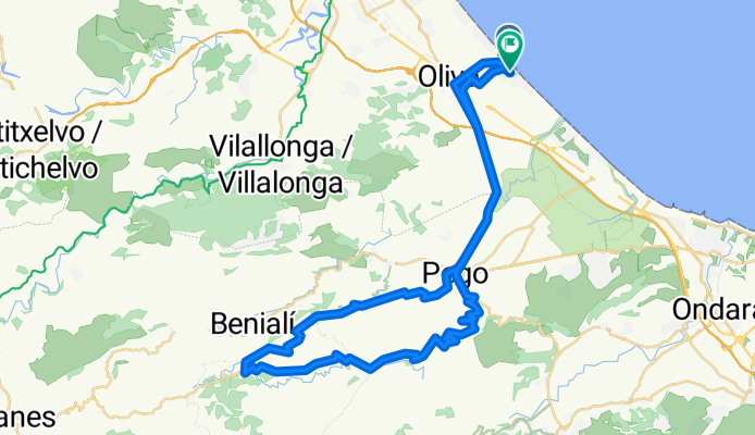 Oliva-Pego-Vall Debo-Pego-Oliva