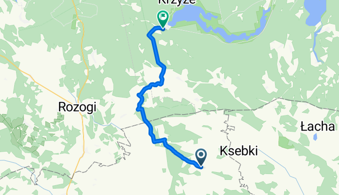 Blistering ride in Ruciane-Nida
