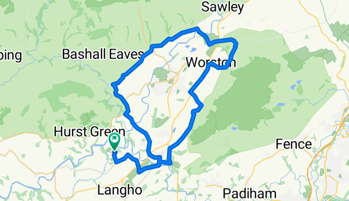Brockhall Waddington Downham Circular