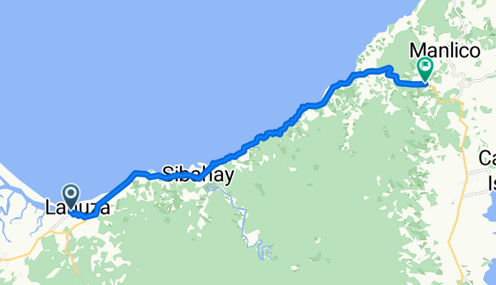 Surigao - Davao Coastal Road, Lanuza to Surigao - Davao Coastal Road, Cortes