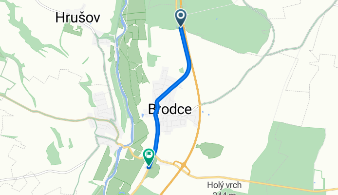 Luštěnice Radfahren