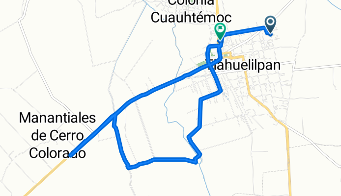 Calle Libertad 4–10, Tlahuelilpan to Calle Lázaro Cárdenas 19, Tlahuelilpan