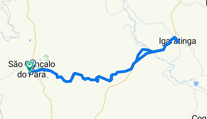 Relaxed route in São Gonçalo do Pará