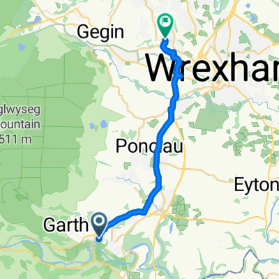 Rose Cottage, Station Road, Llangollen to 17 Bryn-yr-Onnen, Wrexham
