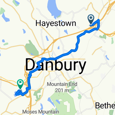 Sporty route in Danbury
