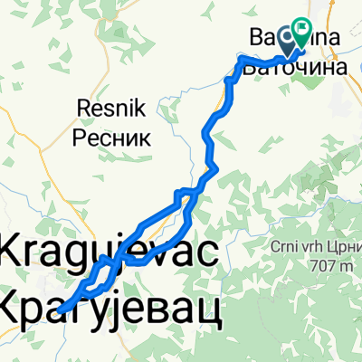 Sporty route in