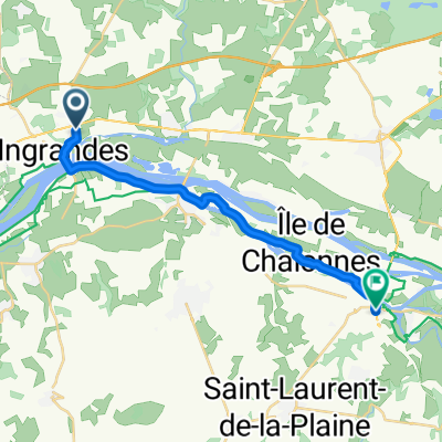 De 3 Chemin de la Croix Boulay, Ingrandes à 22 Rue des Cordiers, Chalonnes-sur-Loire