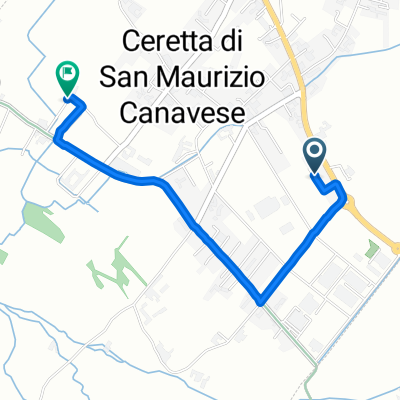 Giro a velocità lenta in San Maurizio Canavese