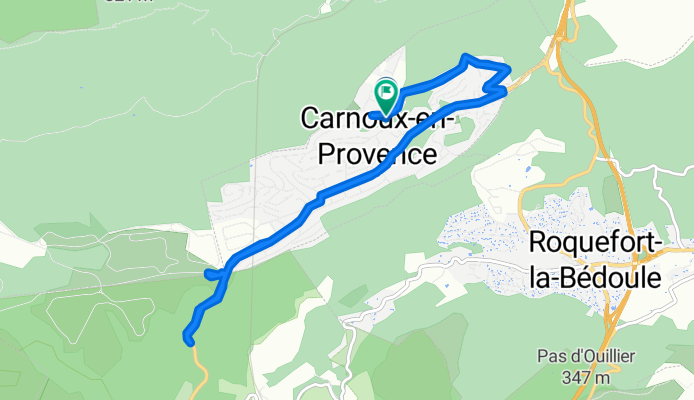 Itinéraire modéré en Carnoux-en-Provence