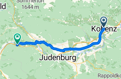 Route in der Bikemap App öffnen