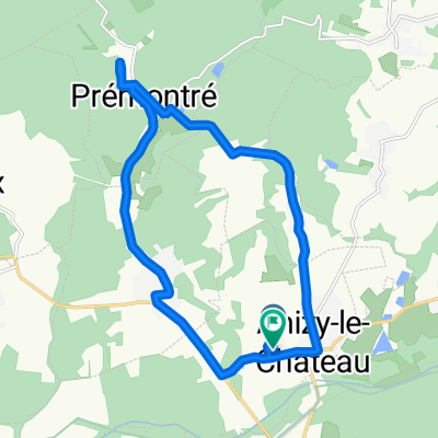 High-speed route in Anizy-le-Château