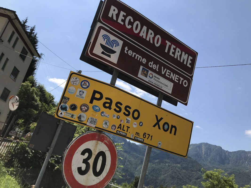 Restful route in Thiene