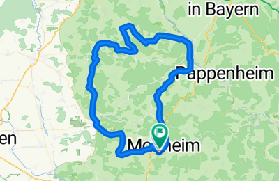 Route in der Bikemap App öffnen