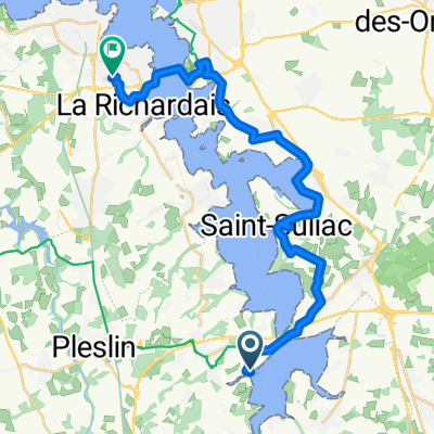 De Les Moulins, Plouër-sur-Rance à 20 Allée de Foujita, Dinard