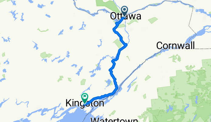 Ottawa to Kinhston (via Merrickville / Gananoque)