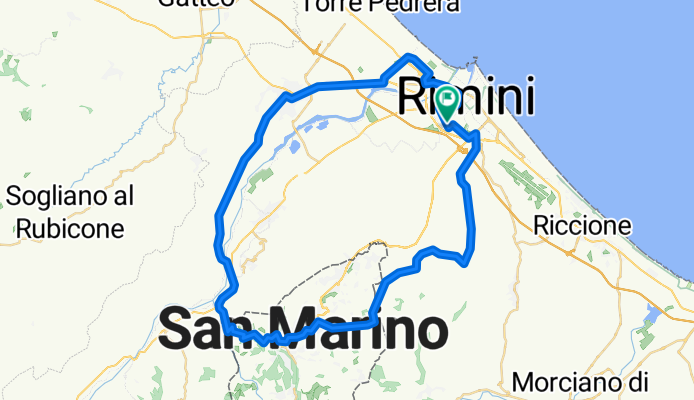 Supersonic route in Rimini