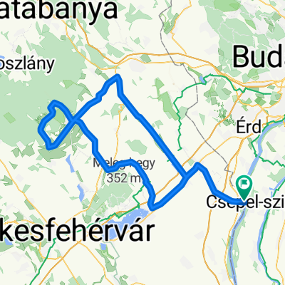 Csákvár Maraton pályabejárás