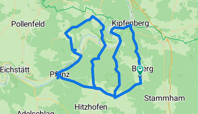 Höhenmeter Altmühltal