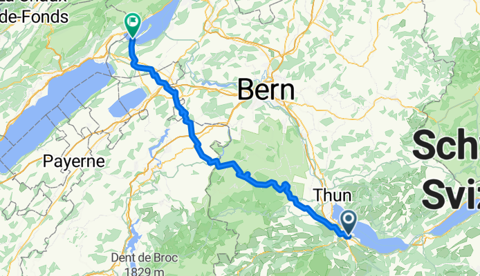 Schlüsselmattenweg 1, Spiez nach Unter den Halden 14–22, Erlach