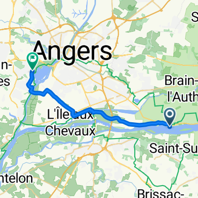De D952 2, Loire-Authion à Avenue du Lac de Maine 1, Angers
